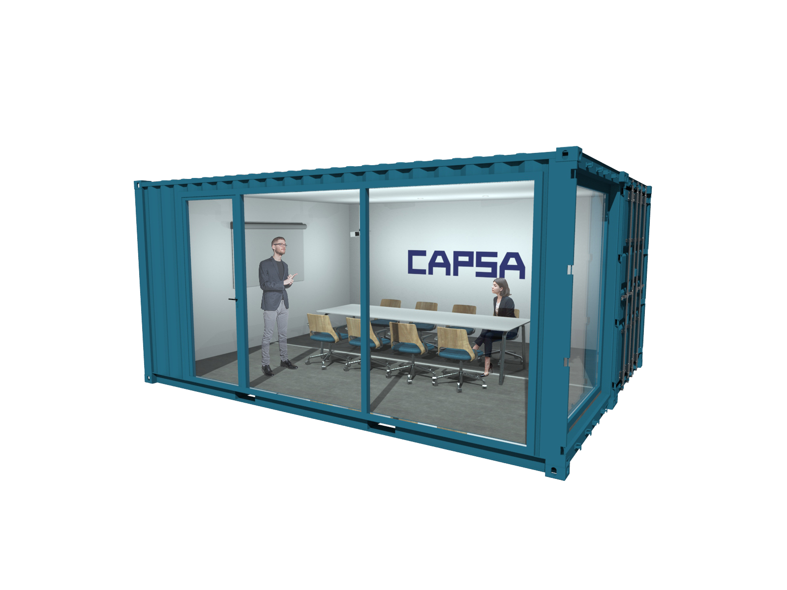 Container bureau Easy work double by CAPSA
