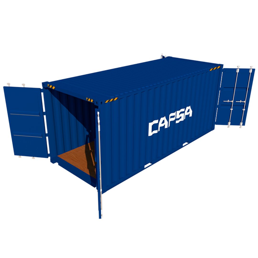Container 20 pieds High Cube Double door