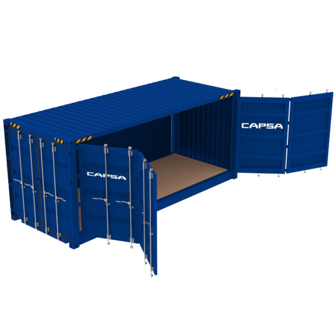 Container 20 pied High Cube Open-Side