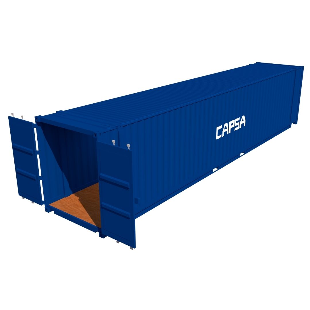 Container 45 pieds High Cube Pallet Wide occasion