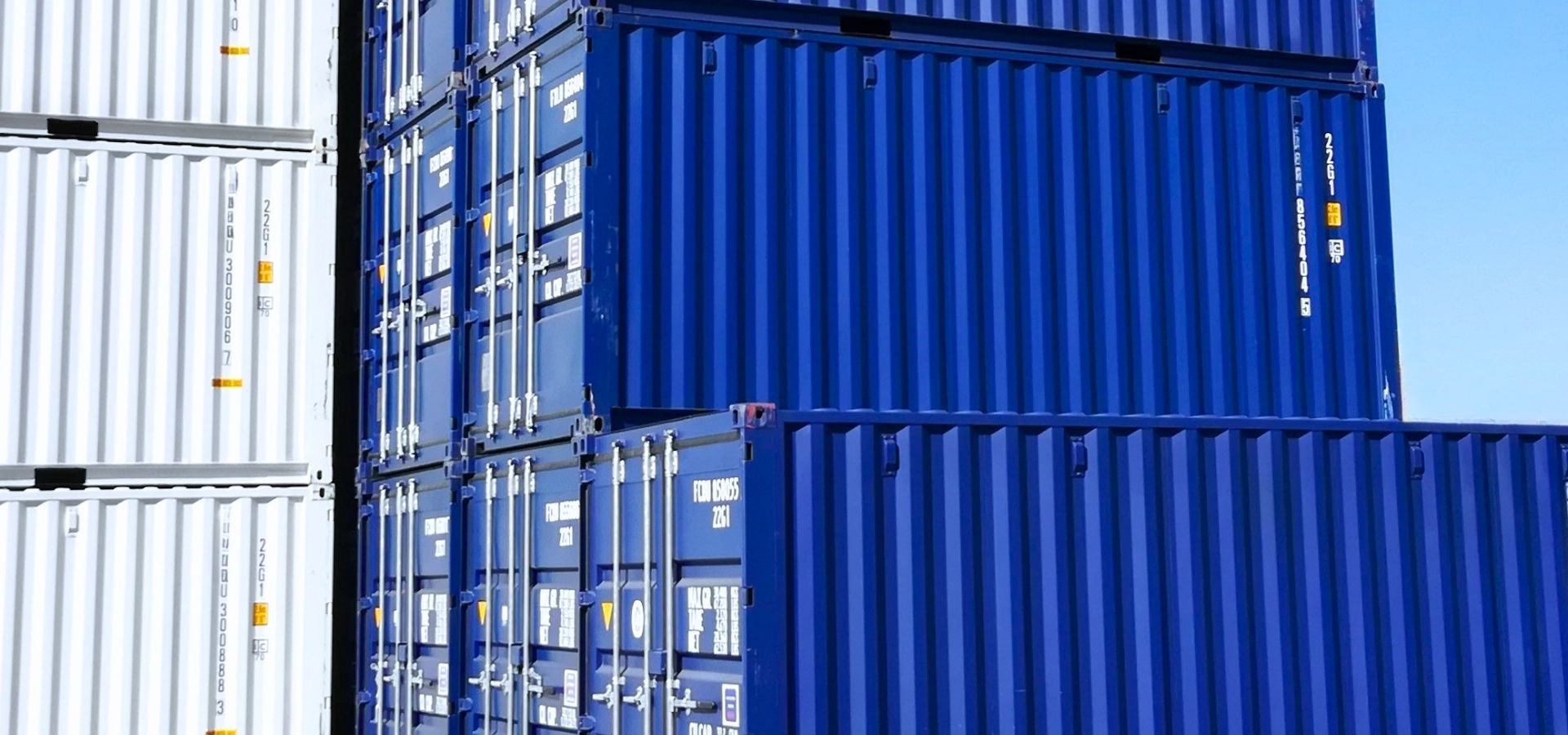 bannière container maritime