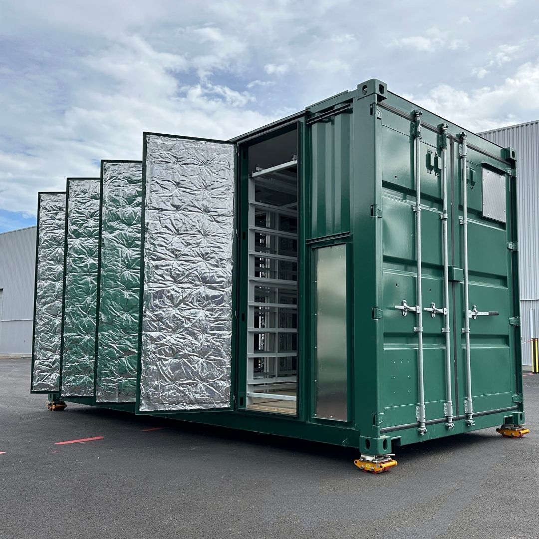 Container et Shelter BESS ouvert