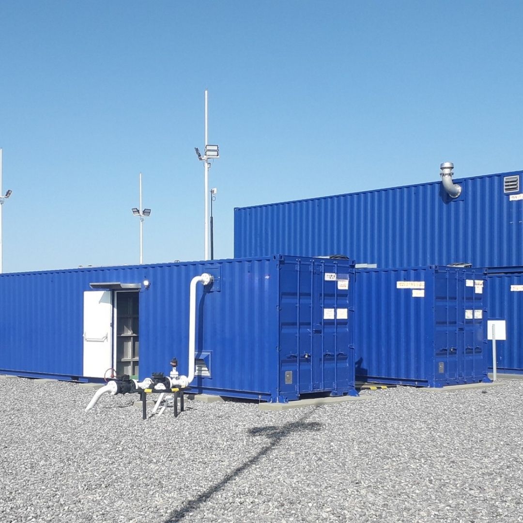 Container Oil and Gas extérieur