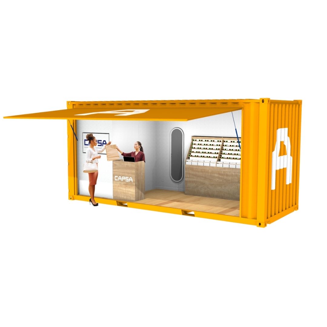 Container point de vente 20 pieds Box