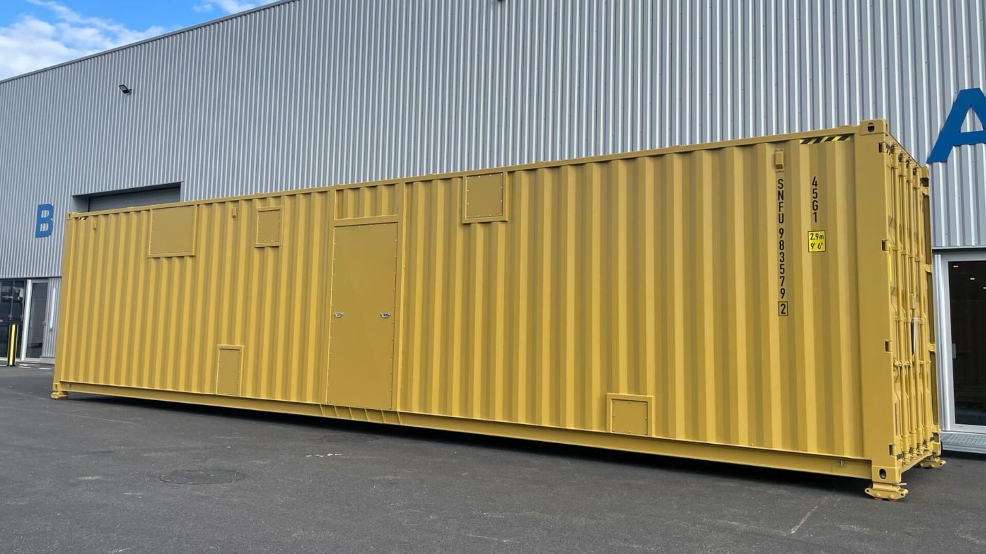 Containers aménagés pour l’industrie pétrolière