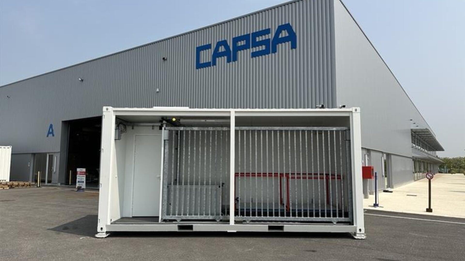 Container industriel renforcé