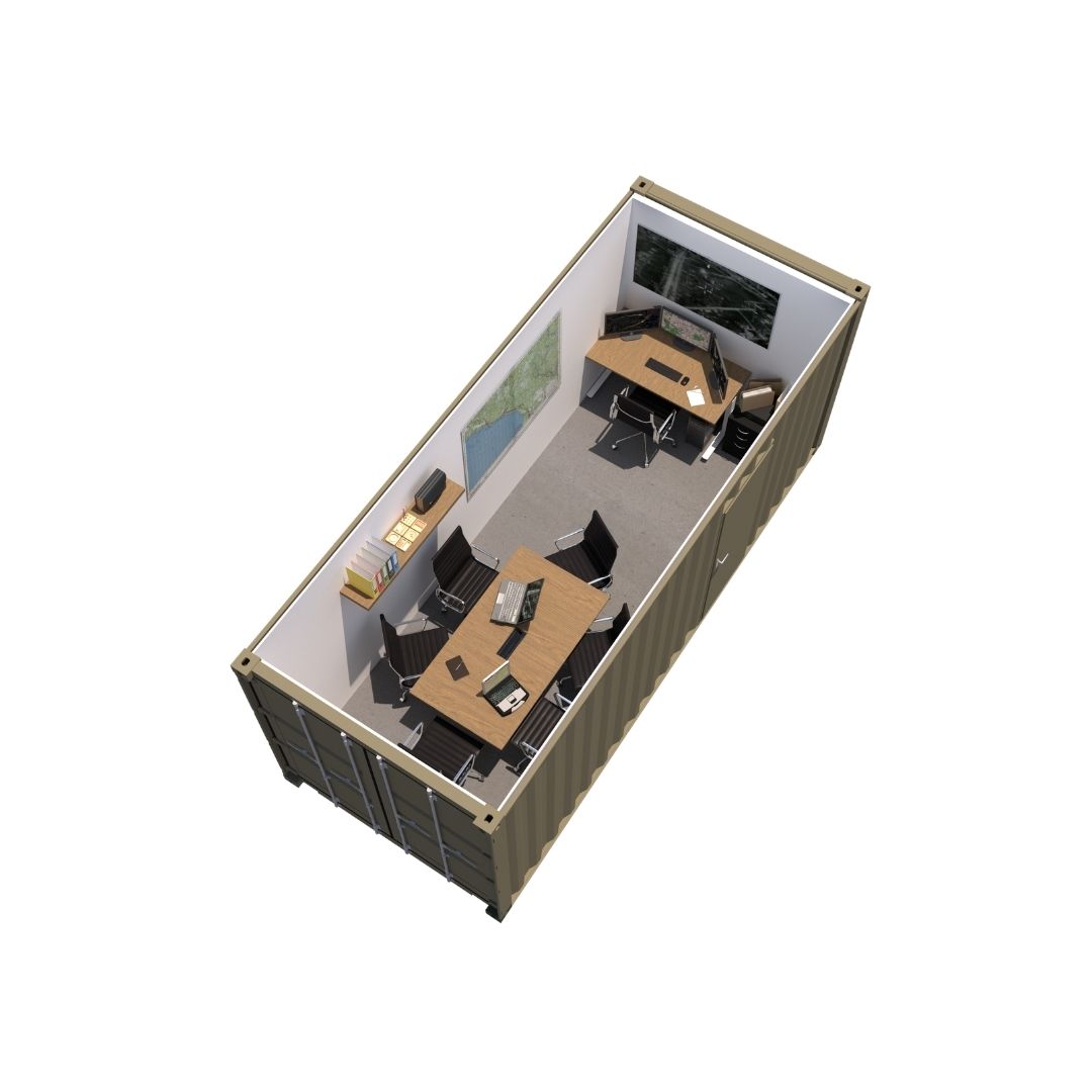 Container poste de commandement 6013