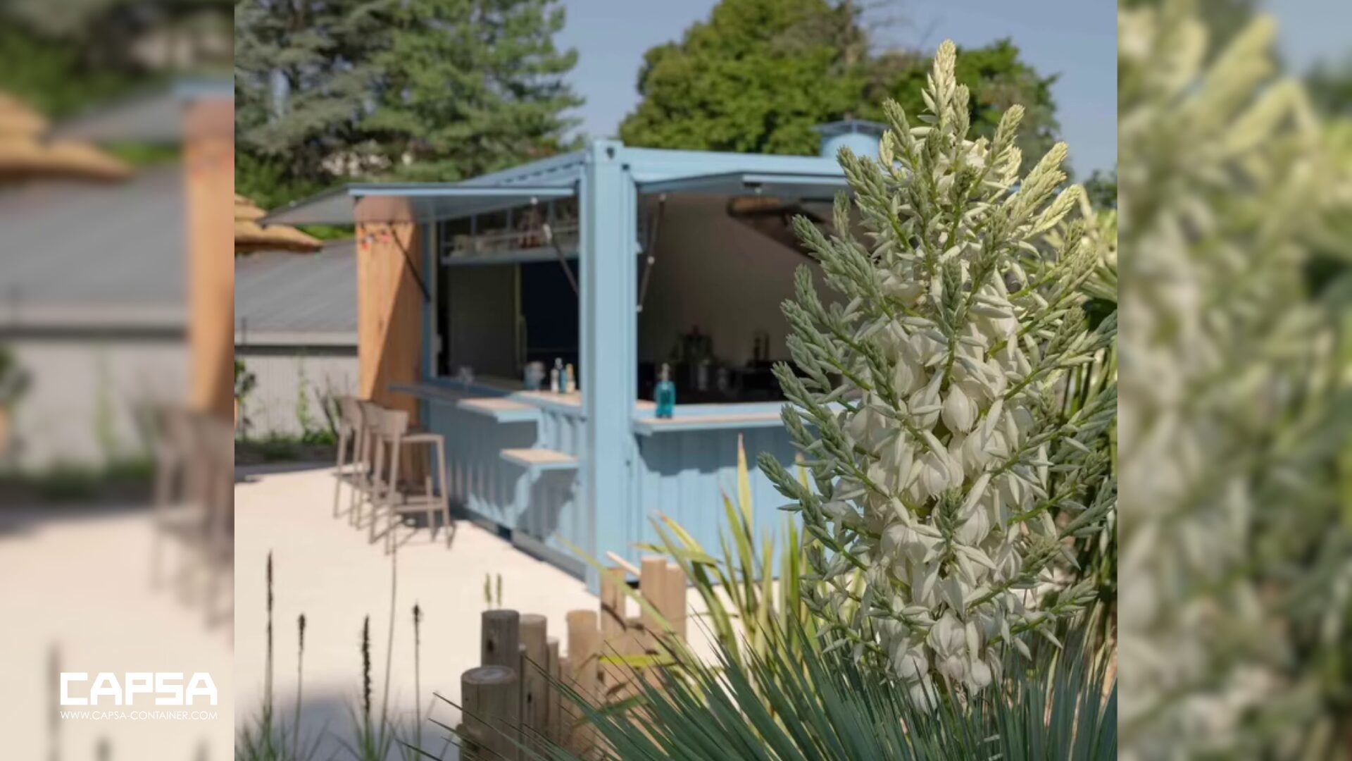 salamandre, bar de jardin